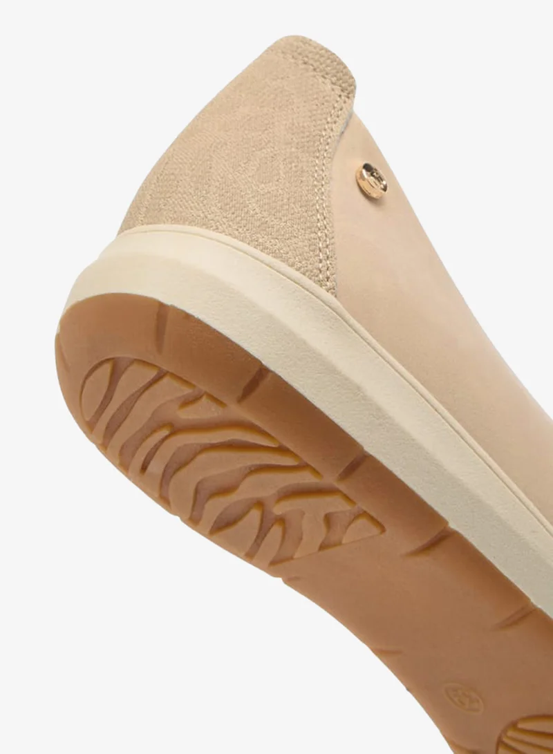 Flora Bella By Shoexpress BEIGE Womens Monogram Print Loafers for Women | Best Price UAE