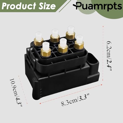 PUAMRPTS Air Suspension Compressor Solenoid Valve Block Compatible with Jeep & Ram vehicles - Grand Cherokee 2011-2021, 1500 2013-2018, 1500 Classic 2019-2020 - Replace# 68087233AA, 68204398AA - Image 5