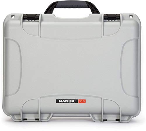 Nanuk 910 Waterproof Hard Case with Foam Insert - Silver - Image 2