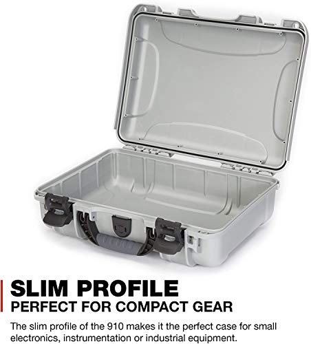 Nanuk 910 Waterproof Hard Case with Foam Insert - Silver - Image 4