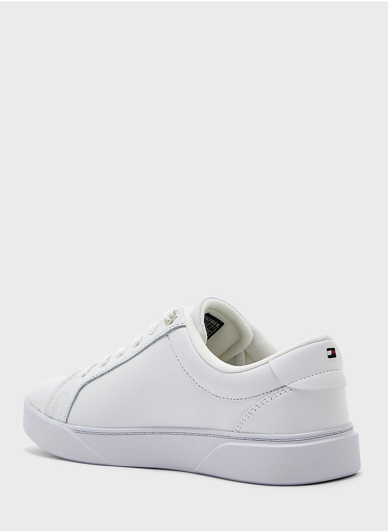 TOMMY HILFIGER - Stripes Court Low Top Sneakers - Image 1
