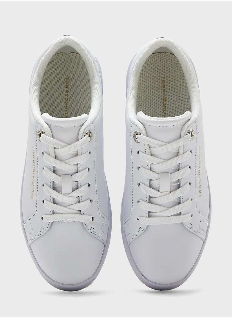 TOMMY HILFIGER - Stripes Court Low Top Sneakers - Image 1