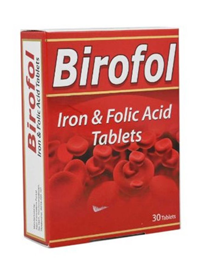 Birofol Iron and Folic Acid 30 Tablets