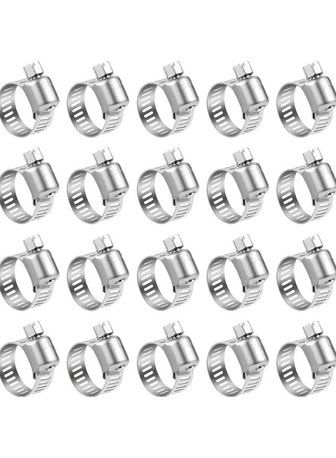Pipe Clamps 21 38mm Model 5pcs For Gas Pipe And Monitoring - Image 1