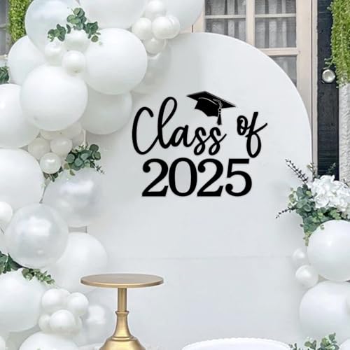 Ramciyo Class of 2025 Decal Sign for Balloon Arch - Graduation Decor for Grad Party, Congrats Grad Party Class of 2025 Event Planner Vinyl Decal - Image 5