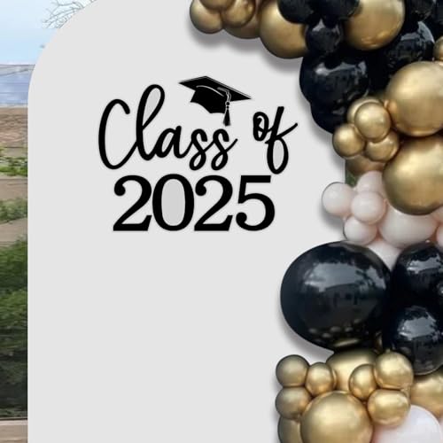 Ramciyo Class of 2025 Decal Sign for Balloon Arch - Graduation Decor for Grad Party, Congrats Grad Party Class of 2025 Event Planner Vinyl Decal - Image 2