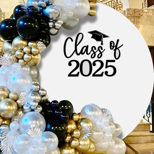 Ramciyo Class of 2025 Decal Sign for Balloon Arch - Graduation Decor for Grad Party, Congrats Grad Party Class of 2025 Event Planner Vinyl Decal - Image 3