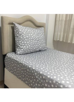 Mert Collection Çarşı Single Duvet Cover 1 Pillow Case Star Pattern  - Image 2