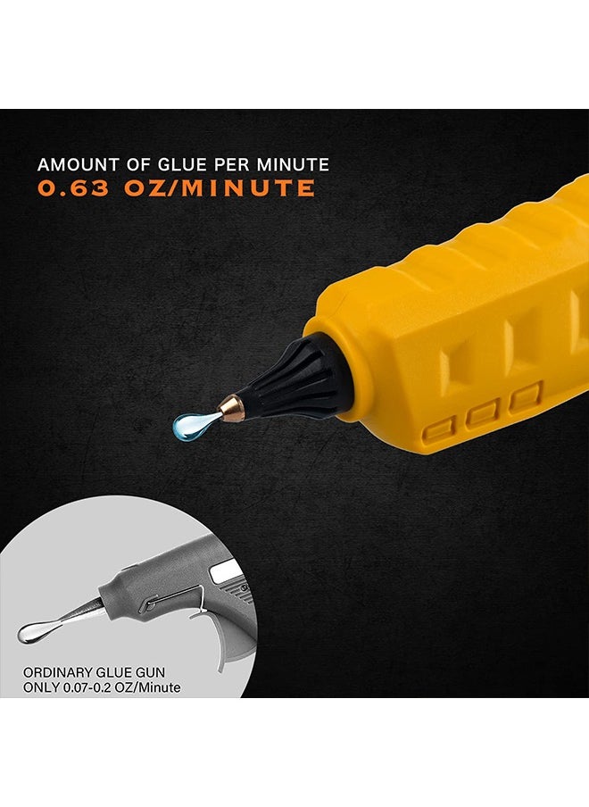 Generic - Cordless Hot Glue Gun for dewalt 20V Max Battery (NOT Included) High Temp Electric Power Glue Gun with 20PCS Full Size Glue Sticks - Image 1
