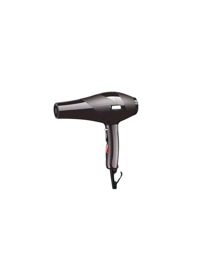 sokany SOKANY Hair Dryer 2000W + Diffuser 14008-SK Advanced Technology: The professional hair dryer with ionic and ceramic technology protects your hair from damage while drying it at a super fast speed. The hair dryer makes your hair more moisturized, leaving it less static and frizzy thanks to the tourmaline ceramic design. 2 Speeds and 3 Temperature Settings: The professional hair dryer features 2 speeds (off-low-high) and 3 temperature settings (cool/warm/hot) Color: Black  - Image 2