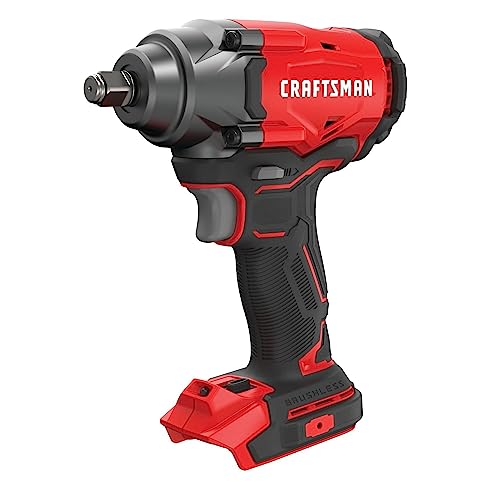 CRAFTSMAN V20 Cordless Impact Wrench, 1/2 inch, Bare Tool Only (CMCF920B) - Image 1