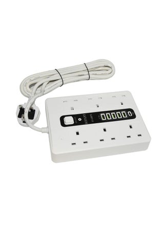 توصيلة كهربائية  مقاس 5 متر مع سته مداخل - pzsku/Z8DA965066BBD1C90A8AEZ/45/_/1683630596/9b3cfea9-72a5-4643-a043-71848efb6e22