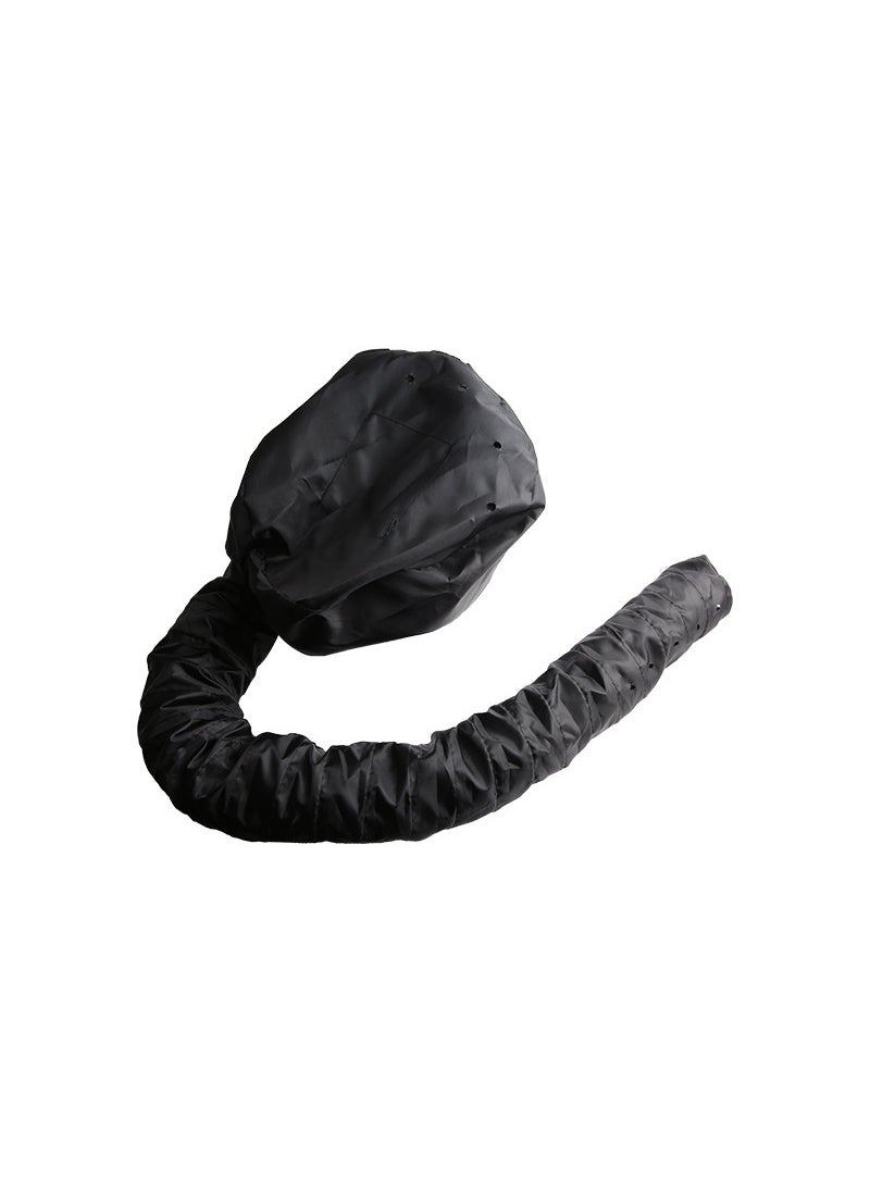 Generic Heated Hair Cap Thermal Spa Treatment Hair drying cap-black 