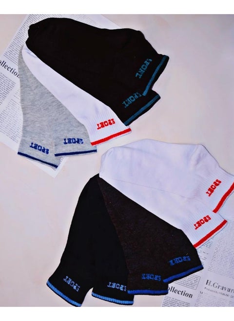 Men's anti allergy and sweating socks, set of 12 pairs, high quality, multi colored.