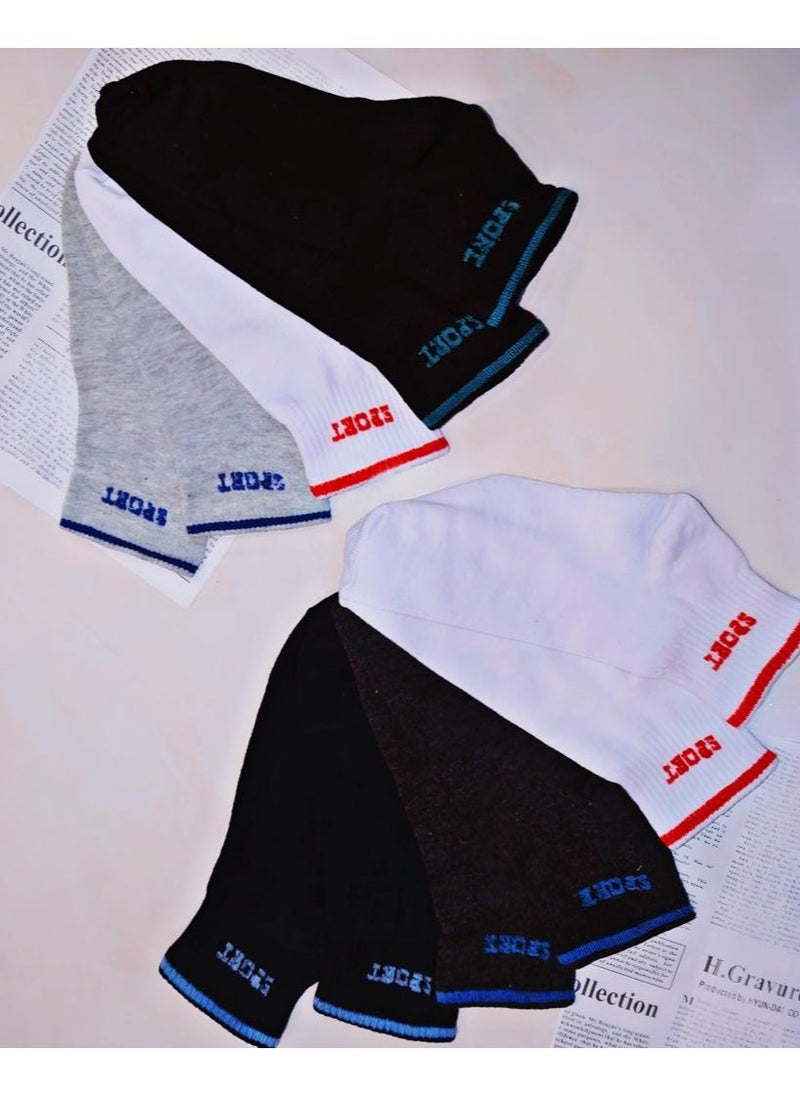 Generic - Men's anti allergy and sweating socks, set of 12 pairs, high quality, multi colored. - Image 1