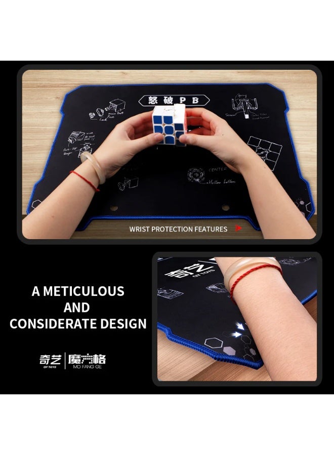 Qiyi Cube Protective Mat For Speedcubes 80X30 Cm Black - Image 4