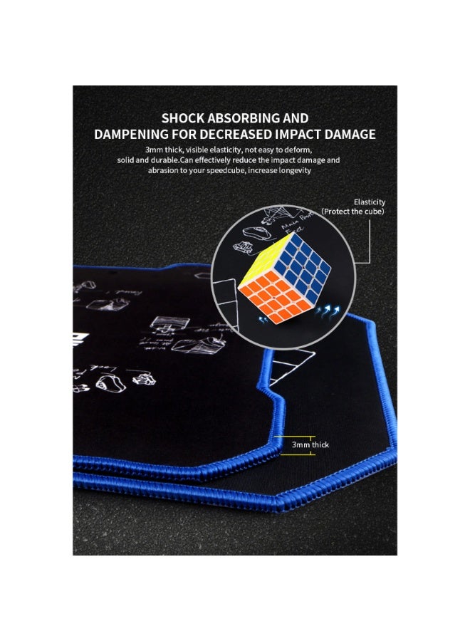 Qiyi Cube Protective Mat For Speedcubes 80X30 Cm Black - Image 5