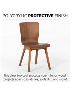 Minwax 1/2 pt Minwax 25555 clear polycrylic water based protective finish gloss  - Image 3