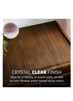 Minwax 1/2 pt Minwax 25555 clear polycrylic water based protective finish gloss  - Image 4