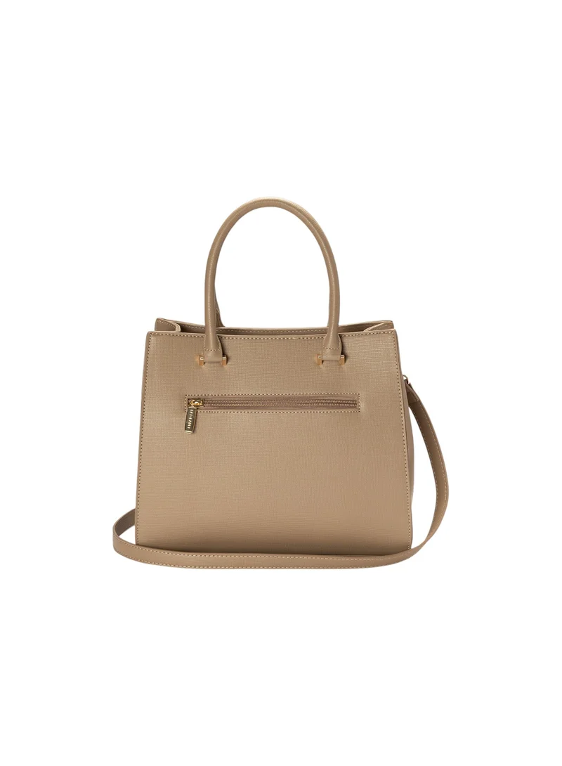 Bata Textured Top Handle Bag