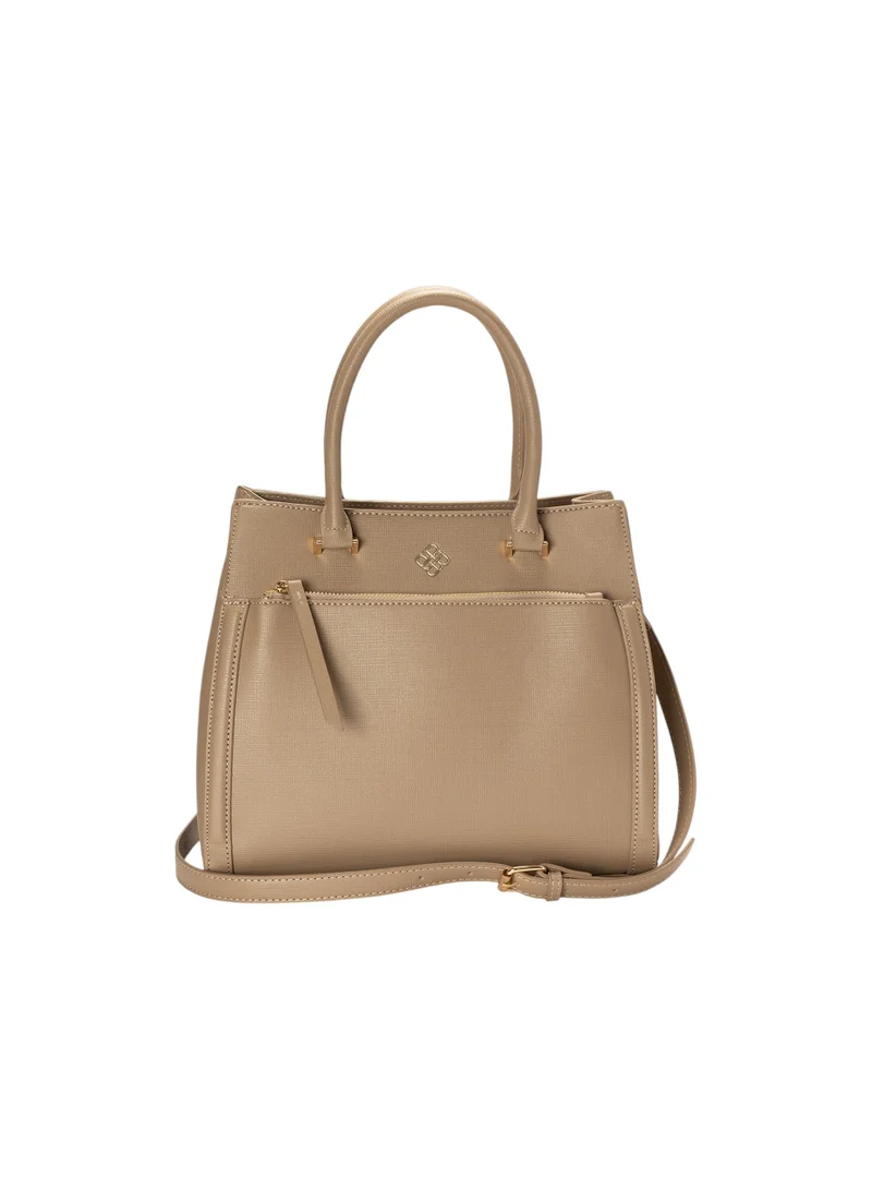 Bata Textured Top Handle Bag