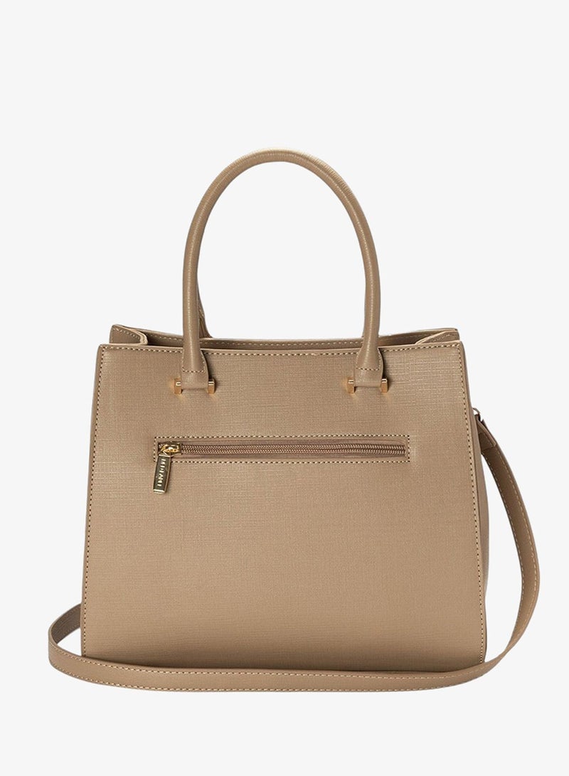 Bata Textured Top Handle Bag - Image 2