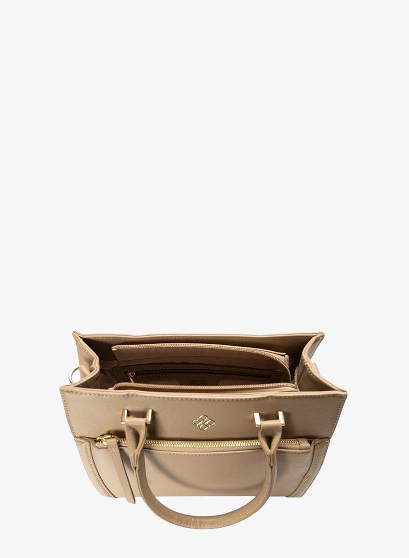 Bata Textured Top Handle Bag - Image 4