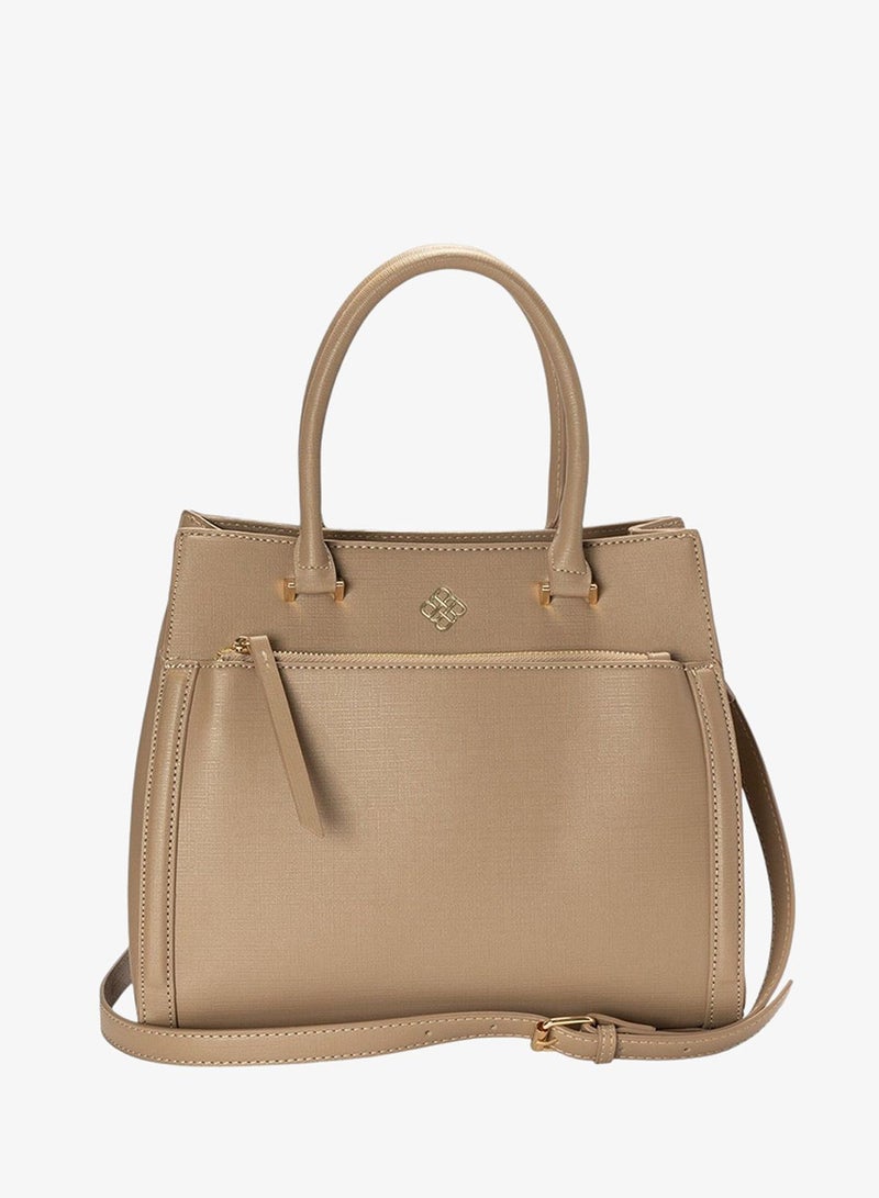 Bata Textured Top Handle Bag - Image 1