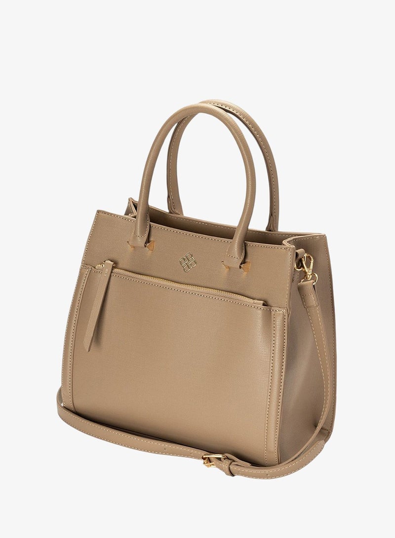 Bata Textured Top Handle Bag - Image 3