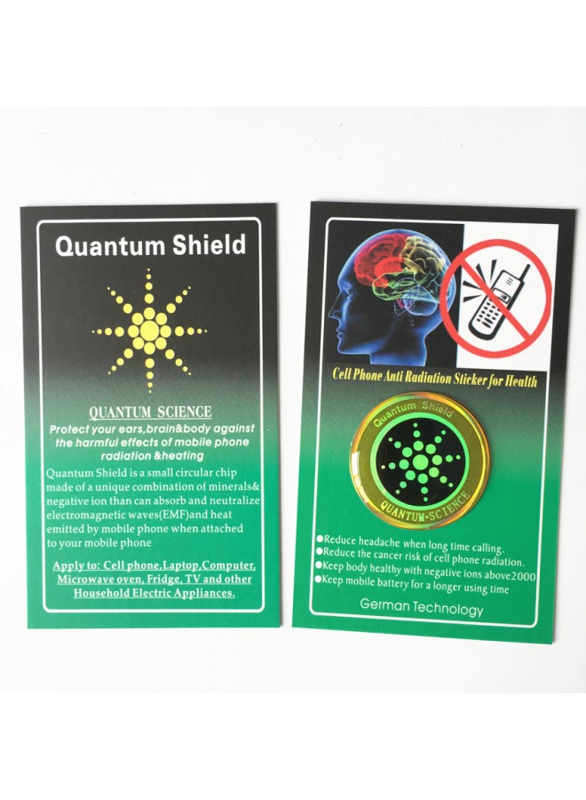 Mobile Phone Anti-radiation Patch/electromagnetic Shield/mobile Phone Electromagnetic Wave Patch (die)-Color:Gold - Image 1