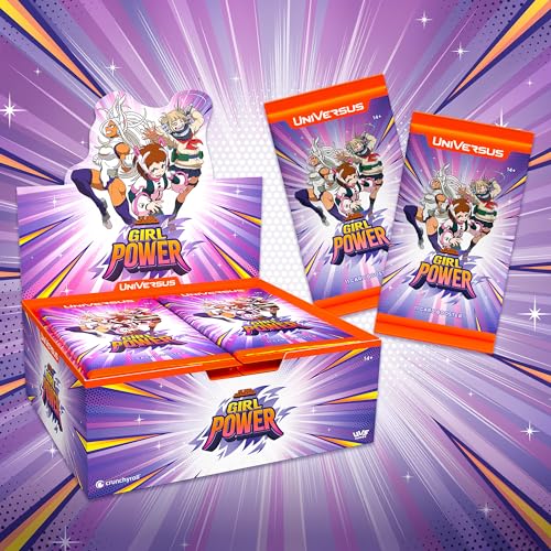 UniVersus عرض تعزيز قوة الفتيات من My Hero Academia يشمل 24 حزمة تعزيز 11 بطاقة لكل منها لعبة بناء الطوابق لشخصيات نسائية قوية - Image 5