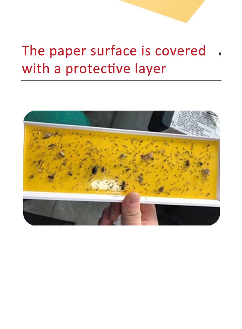 Fly Traps, Adhesive Attractant Fly Trap Paper for Flying Killer -10Pcs 20*10cm - Image 2