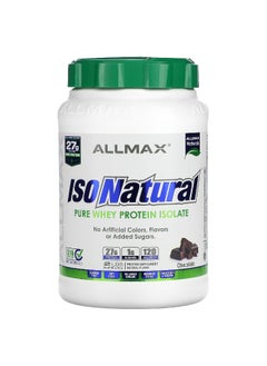 Allmax ALLMAX, ISONatural™, Pure Whey Protein Isolate, Chocolate, 2 lbs (907 g)  - Image 1