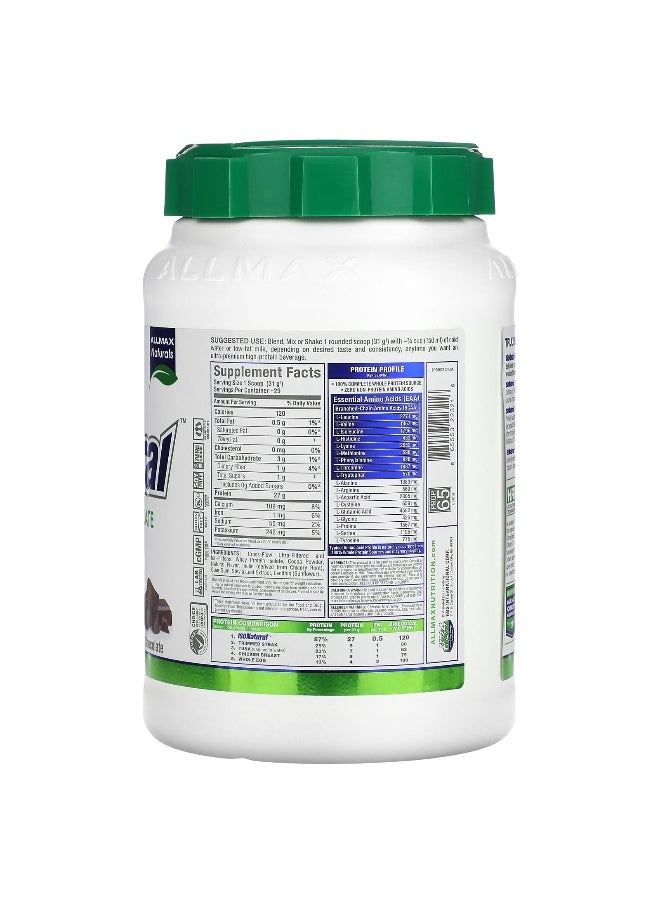 Allmax - ALLMAX, ISONatural™, Pure Whey Protein Isolate, Chocolate, 2 lbs (907 g) - Image 1