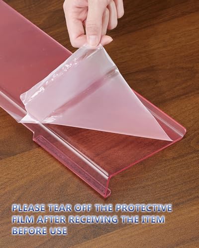 Laborio Ergonomic Computer Keyboard Stand for Desktop (Clear Pink), Keyboard Tilted Elevated Rack Key Board Holder Riser Stand for Office Home Desk Work - Image 2