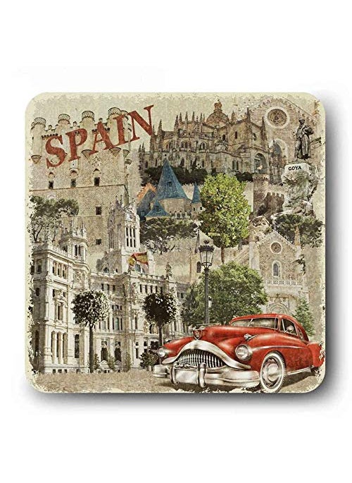 Giftcart Giftcart Souvenier Spain Theme Magnet 33 x 33 inch Multicolour 