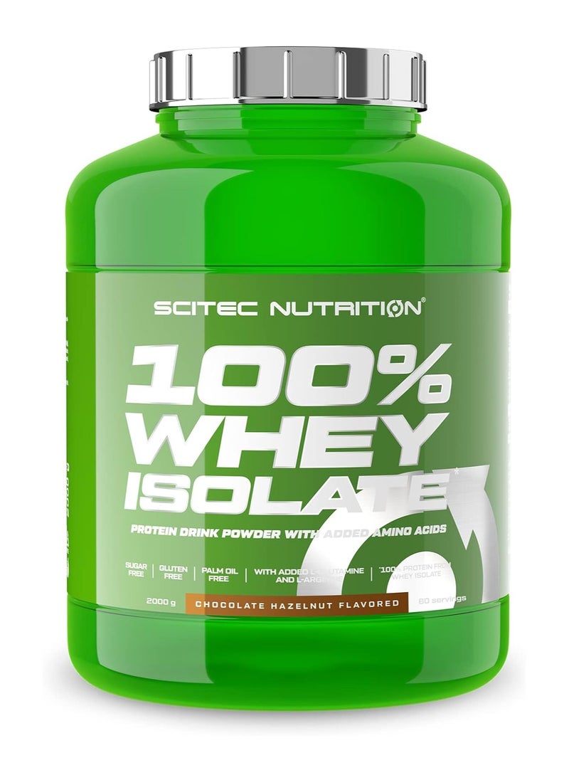 BIG & FIT SPORTS NUTRITION - Scitec Nutrition Whey Isolate choco-hazelnut Flavour (2kg) - Image 1