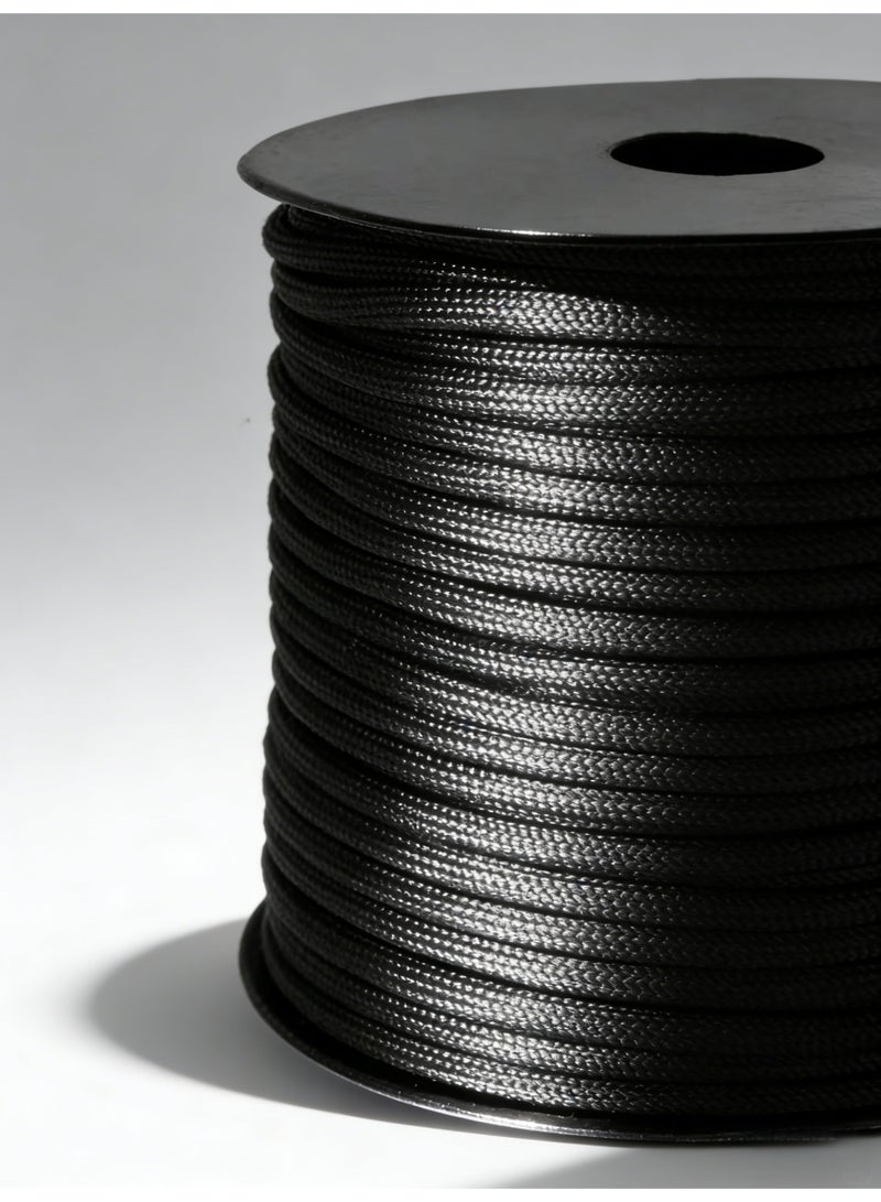 Valiant Glow 2.5mm Reflective Outdoor Tent Rope - for windproofing, securing tents, awnings, and ground stakes, 50 meters long. - Image 4
