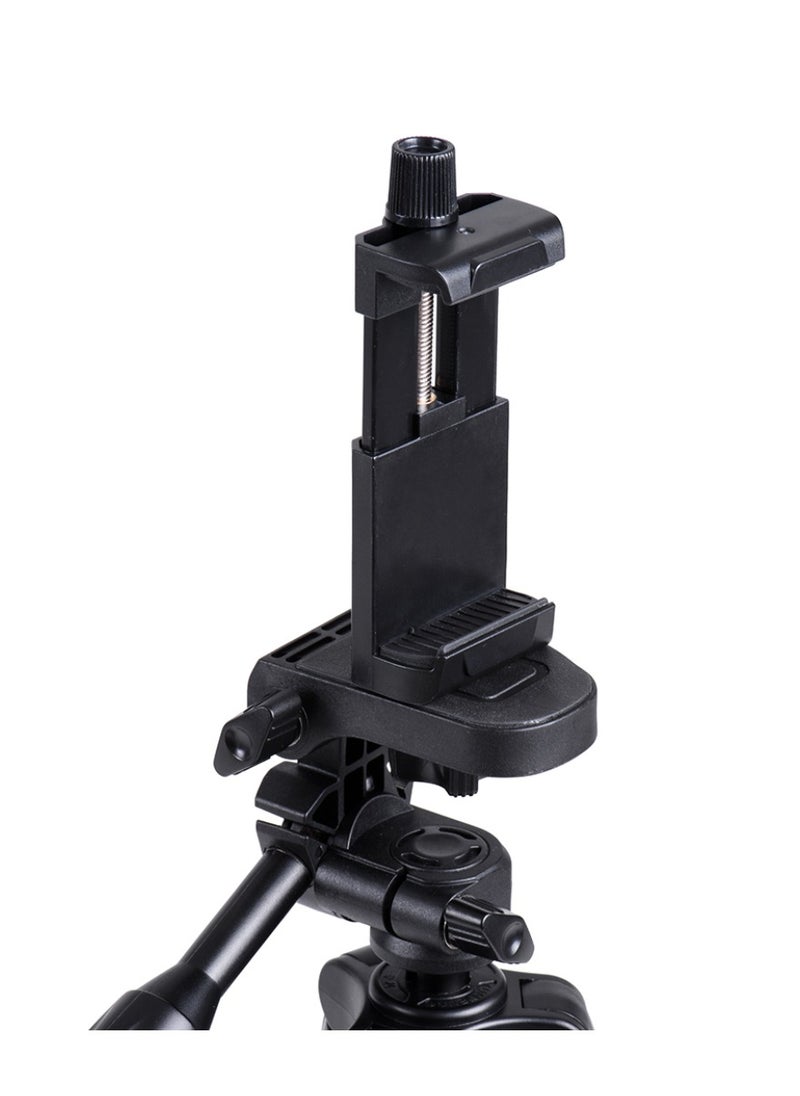 Yungteng - VCT-5208 Portable Tripod Stand With Remote Shutter Camera Tripod Stand With Wireless Remote and 2-in-1 Phone Holder For Selfie Video Recording Photo Live Stream And Vlog - Image 1