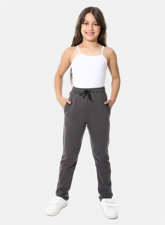 Andora Strap Sleeves Palin Cotton T-Shirt - White_White - Image 5