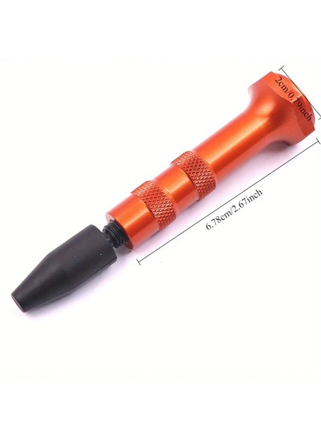 10 Pcs Red Auto Paintless Dent Repair Kit 9 Headed Hammer Tap Pen For Car Hail Damage And Concave Pit Shaping Metal No Drill Dent Removal Tool One Set - Image 2