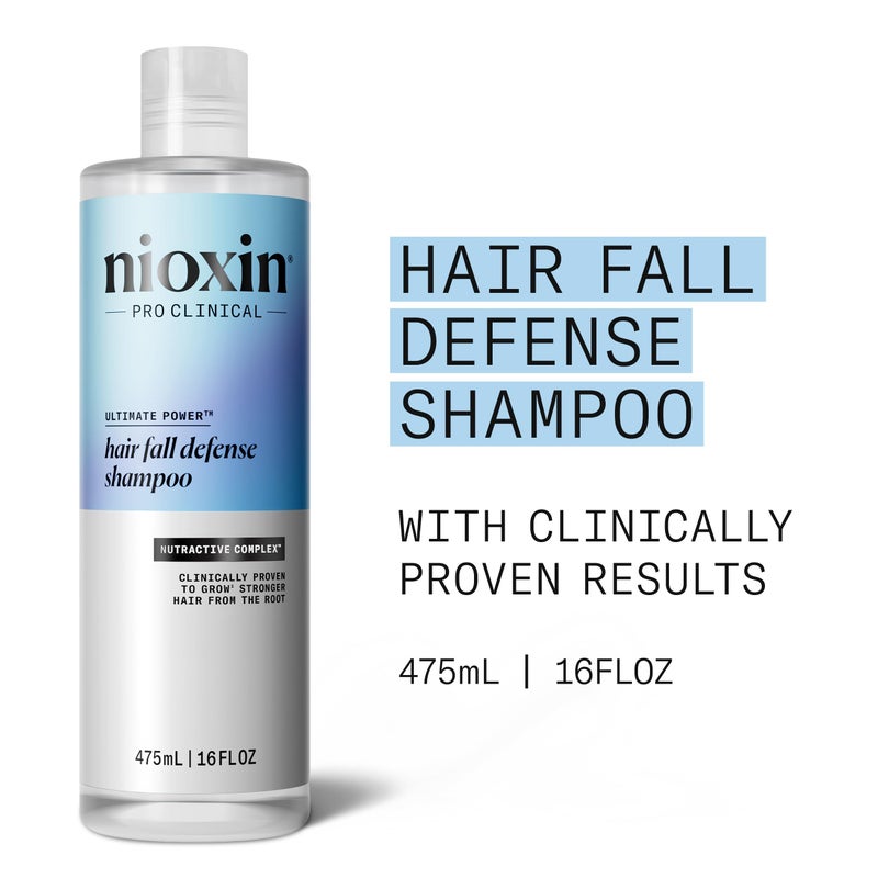 Nioxin Hair Fall Defense Shampoo | Activates Hair Follicles for Visibly Less Hair Loss | 16 Fl Oz + Nioxin Hair Fall Defense Intensive Daily Leave-In Hair Treatment | 2.3 Fl oz - Image 2