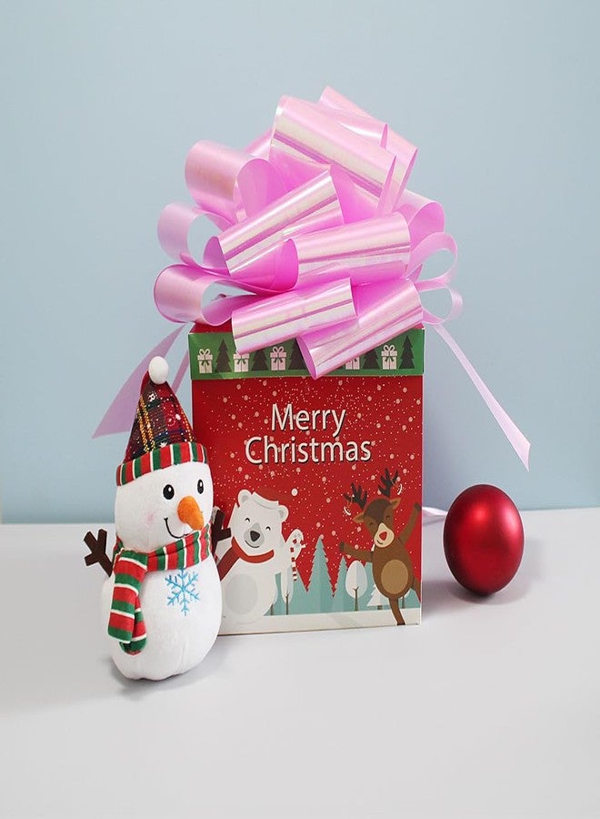 HQJAXJ 1Pc 12Inch Giant Gift Bow Big Christmas Iridescent Metalic Bow Big Bow for Present - Perfect Large Gift Bow for Bikes,Appliances,Table Decorations & Events (Pink - Image 5
