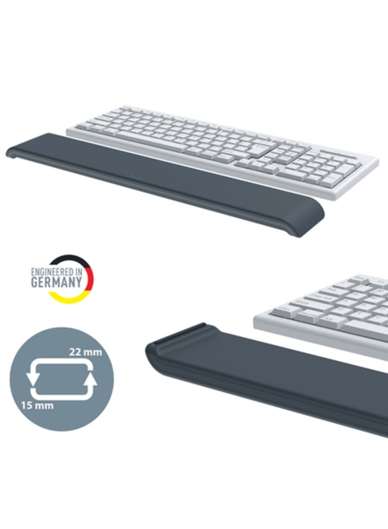 LEITZ Ergo Adjustable Keyboard Wrist Rest 6483-00-95 Wrist Rest is the perfect solution to help create a comfortable and active workspace - Image 2