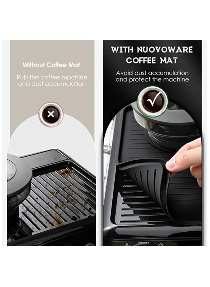 KASTWAVE Silicone Coffee Machine Pad, Food-Grade Coffee Top Cover Mat, Compatible with Breville 870/880 Coffee Machine, Waterproof Heat Resistant Non-Slip Silica Gel Pad, Coffee Maker Accessory  - Image 4