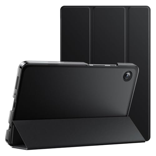 MOCA Cover for Samsung Galaxy Tab A11 8.7 inch/Tab A9 8.7 inch, Flip Stand Case with Transparent Back, Slim Magnetic Trifold Smart Cover, Shockproof Soft TPU Protective Tablet Case (Rose Gold) - Image 1