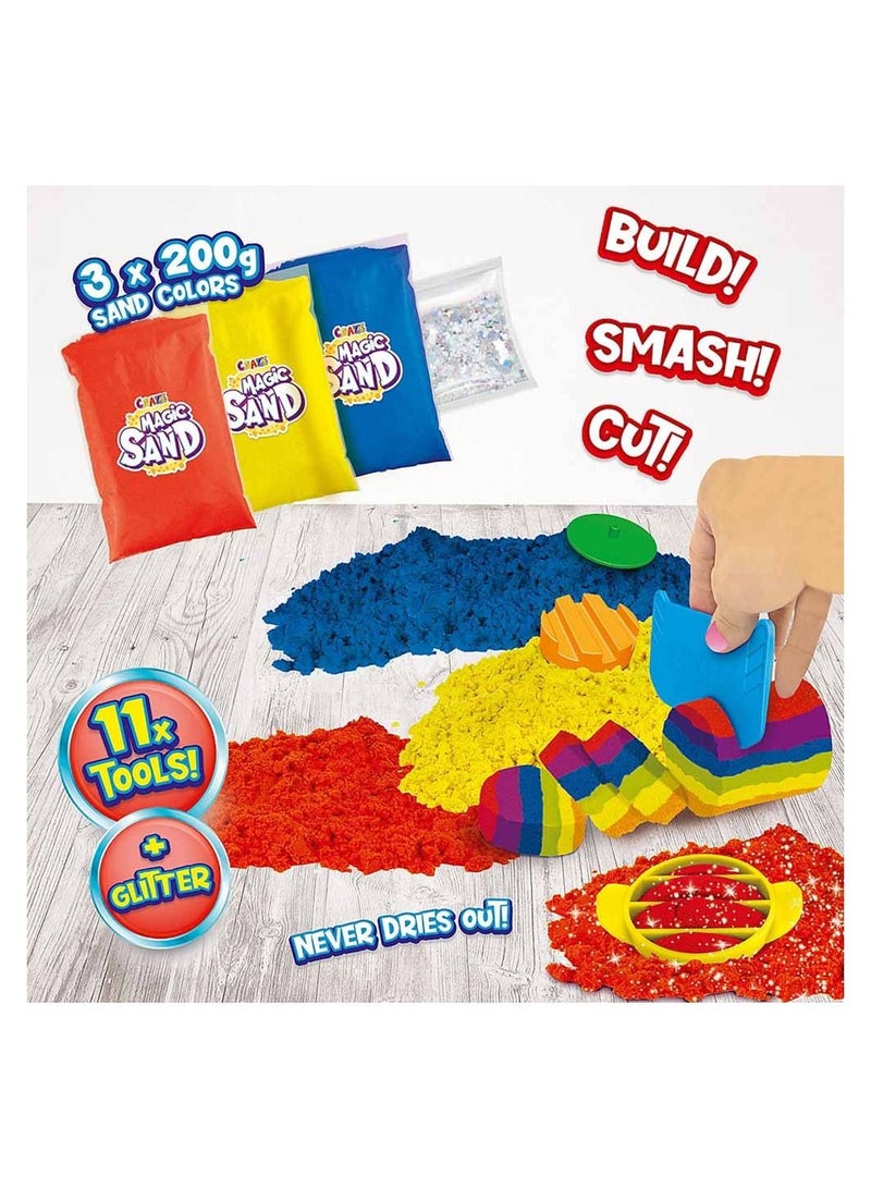 CRAZE Magic Sand Sandamazing Rainbow Set 32404 - Image 2