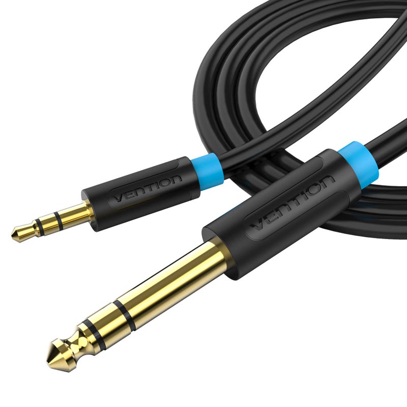 VENTION 18 to 14 Male to Male Stereo Cable 35mm TRS to 635mm Audio Cable Guitar to Aux Male Cord for Cellphone Amplifiers Guitar Laptop Home Theater Devices Speaker 3M10ft - Image 2