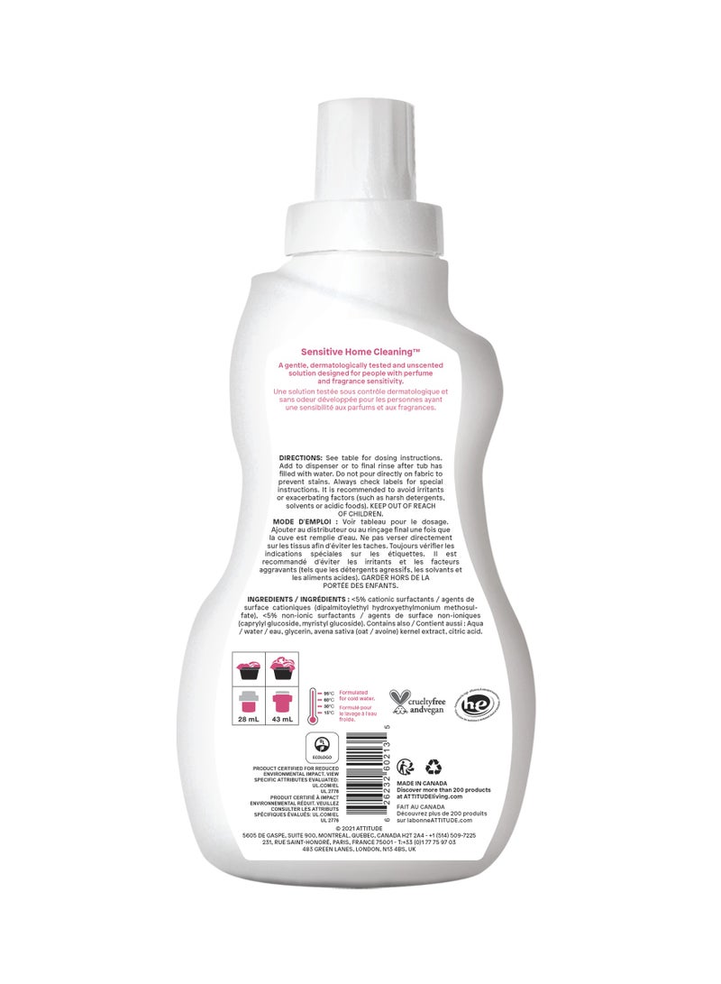 Attitude Oatmeal Sensitive Natural Baby Care - Fabric Softener - 35 Loads - Image 2