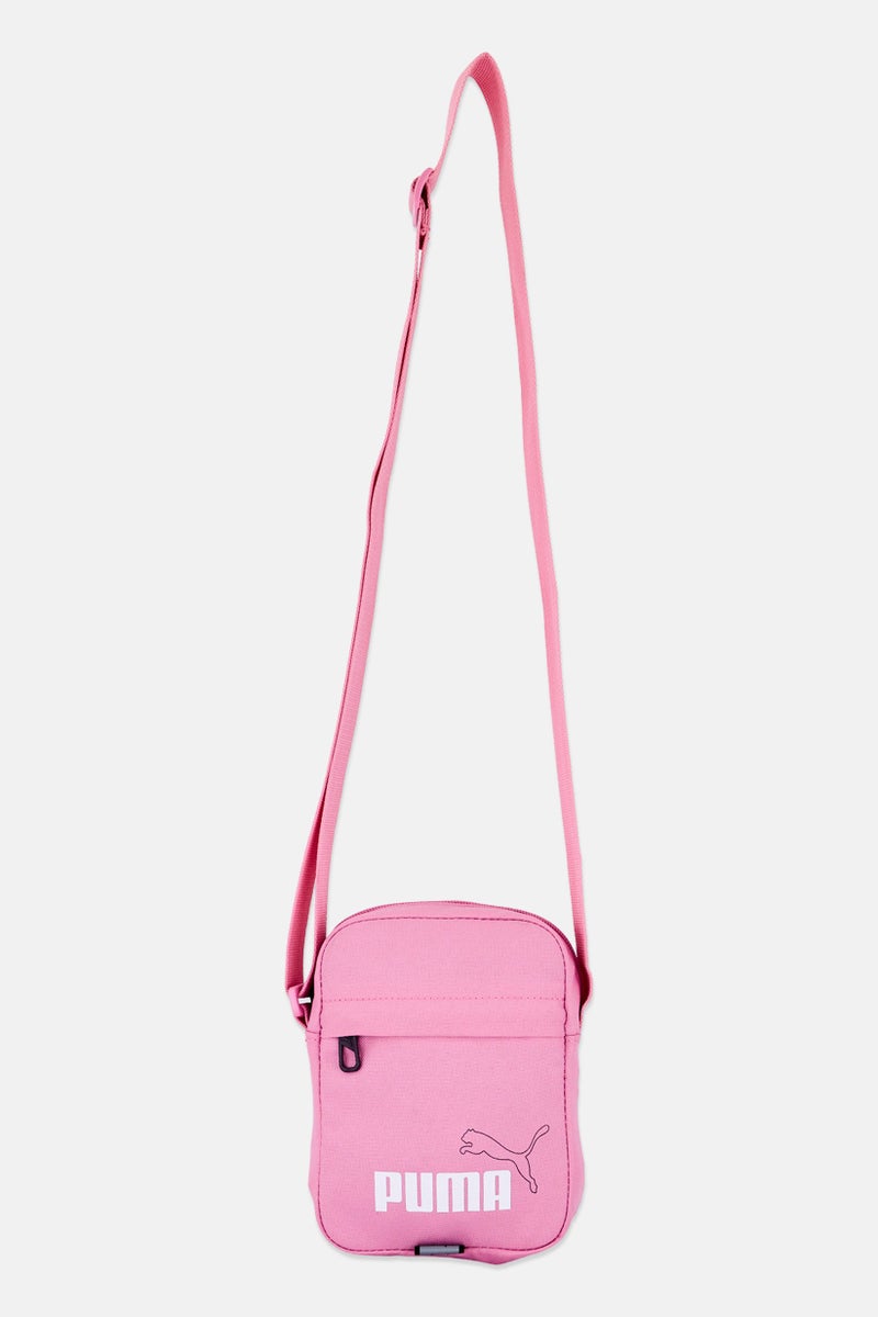 PUMA Women Brand Logo Crossbody Bag, Mauve  - Image 1